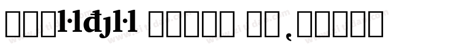 Charter Black BT字体转换